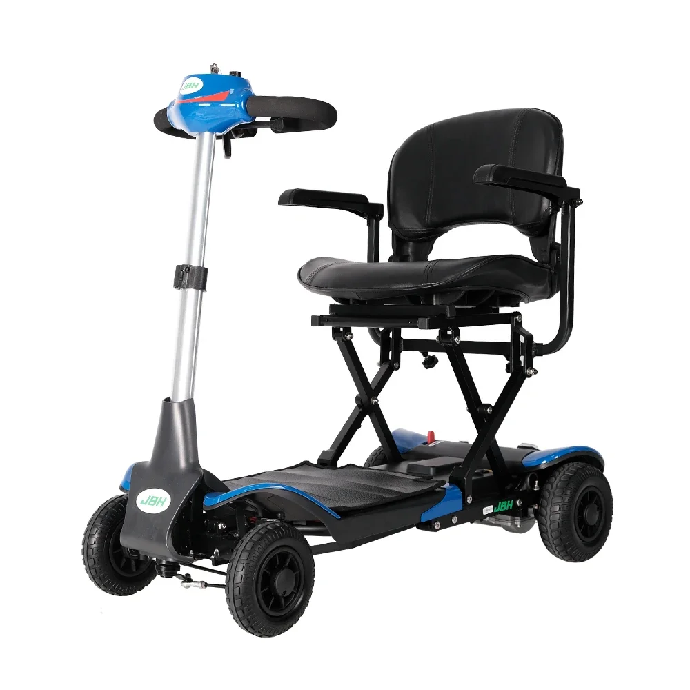 best selling products 2024  JBH FDB01 Automatic folding  4 wheel electric mobility scooter  for handicap disabled