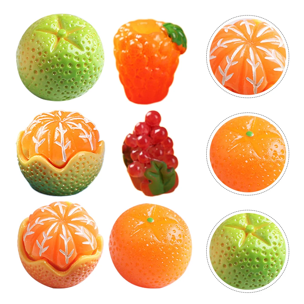 25 Pcs Emulational Fruit Toys Simulated Ornaments Model Headdress Accessories Child