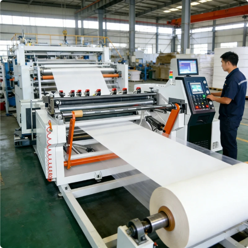 Slitting Rewinding Machine Automatic High Speed Paper Film Foil Roll Slitter Rewinder PLC Control High Precision Factory Price