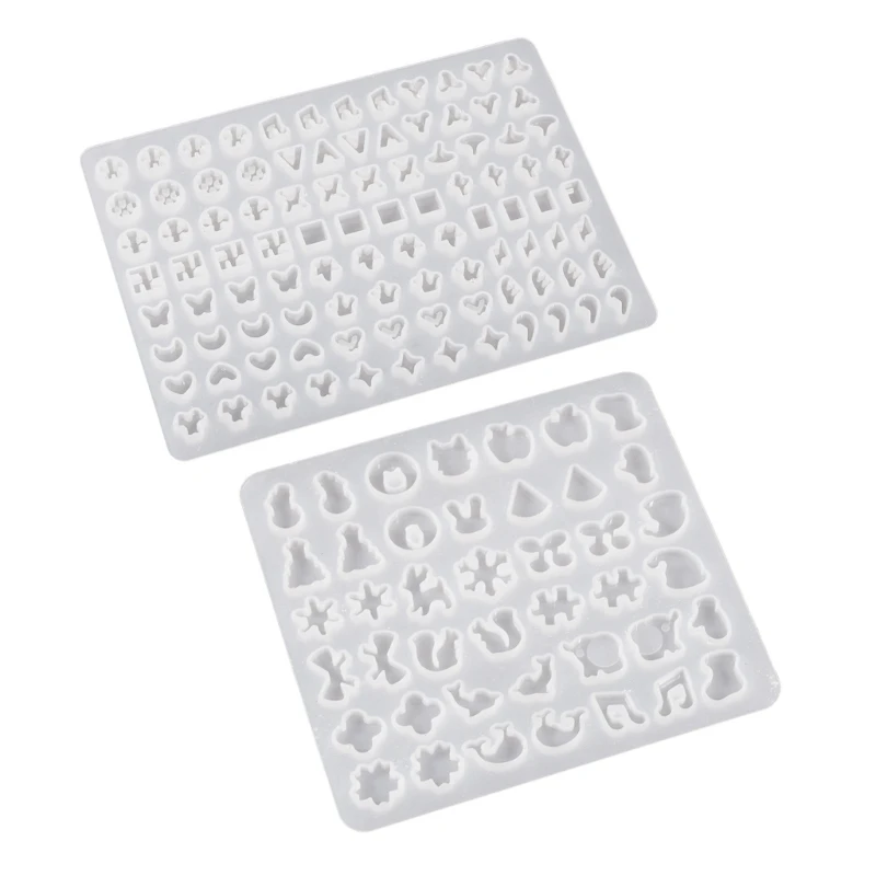 

Handmade Earring Silicone Casting Molds 2 Packs Easy to Use Craft Supplies