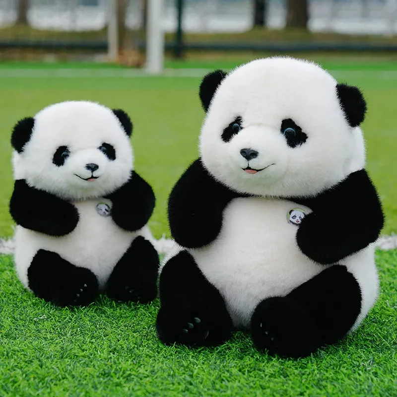 

Hot 25~35CM Cute Baby Big Giant Panda Bear Plush Stuffed Animal Doll Animals Toy Pillow Cartoon Kawaii Dolls Girls Lover Gifts