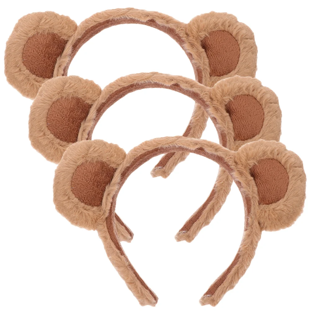 

Bear Ears Headband Women Girls Headband Cartoon Fluffy Headband Party Cosplay Headband Decor
