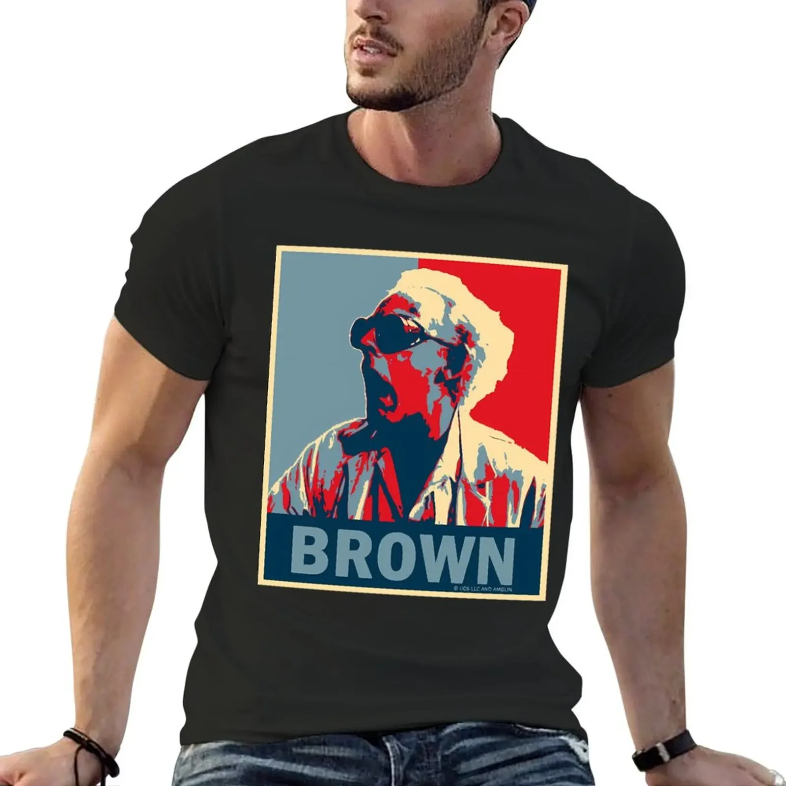 Back To The Future - Doc Brown T-Shirt customs vintage clothes mens t shirts top quality