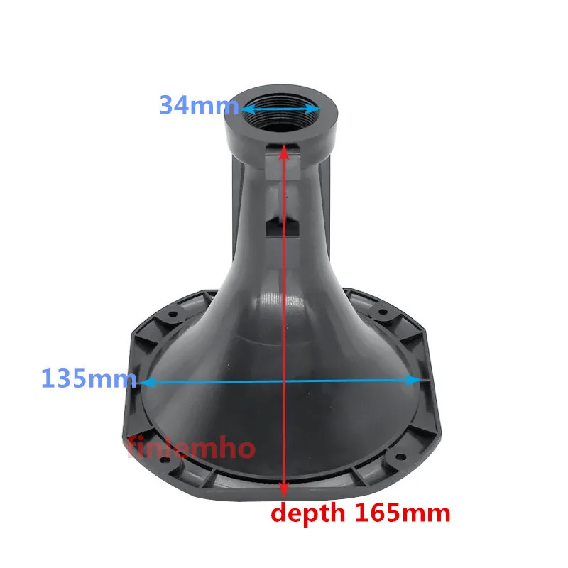 1PC DJ Tweeter Speaker Horn 1 Inch Throat Treble 45°x45° Coverage For HiFi Car Professional Audio Home Theater