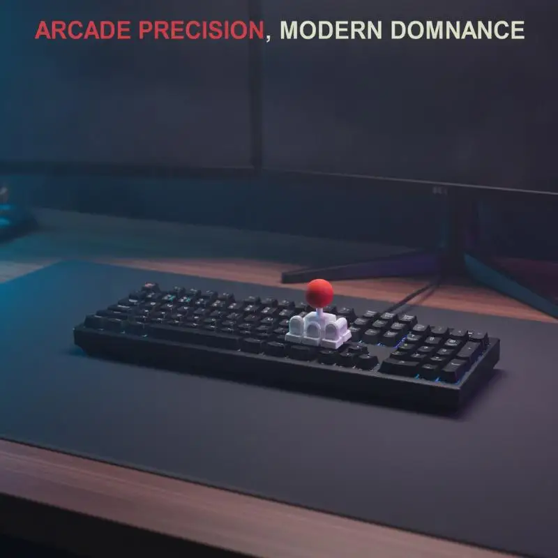 Keycap Joystick Kawaii Destacável para Alívio do Estresse em Teclados Mecânicos, Acessório para Entusiastas de Jogos e Escritório