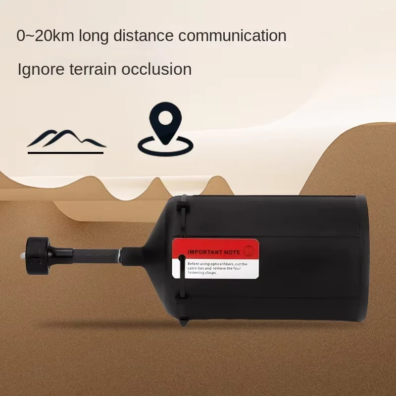 

Fiber Optic Transmission for Long-Distance Drone 10km Anti-interference Video Transmission with Built-in sky end Communication