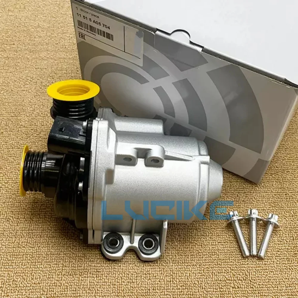 11515A05704 New Electric Engine Water Pump W/Bolts for BMW E61 E82 E71 335i 535i X3 X5 07-14