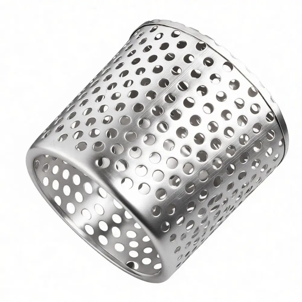 Stainless Steel Pipe Filter 110mm Mesh Screen Drain Cover Roof Balcony Anti Leaf Clog Sewer Protection Accessory