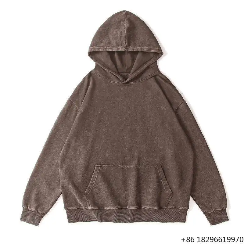 Custom Logo Embroidered Zipper-Up Winter Mens Cotton Sweatshirt Casual Hoodie for Brands Low MOQ