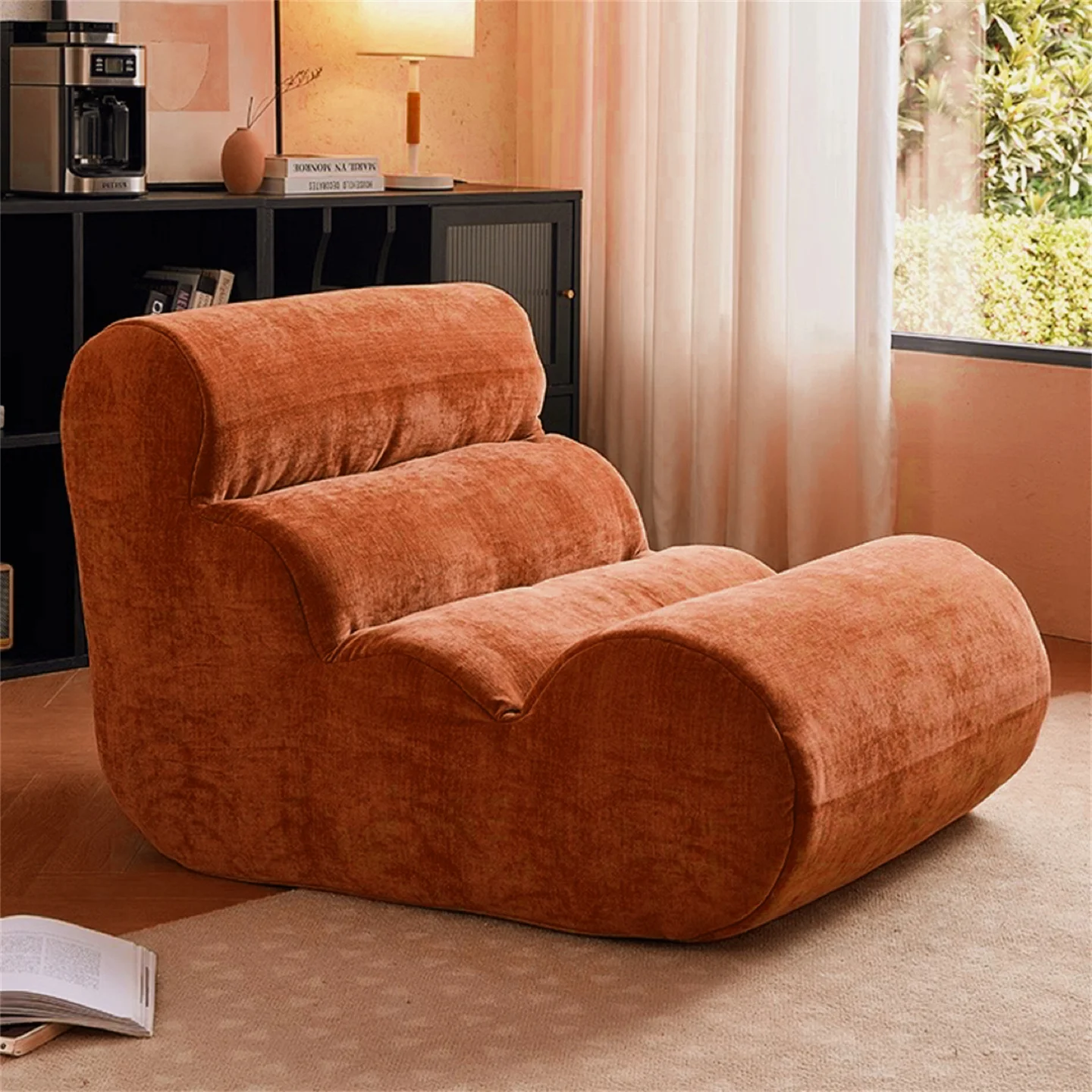 

Vacuum compression lazy sofa reclining sleeping giant caterpillar sofa living room tatami single sofa recliner