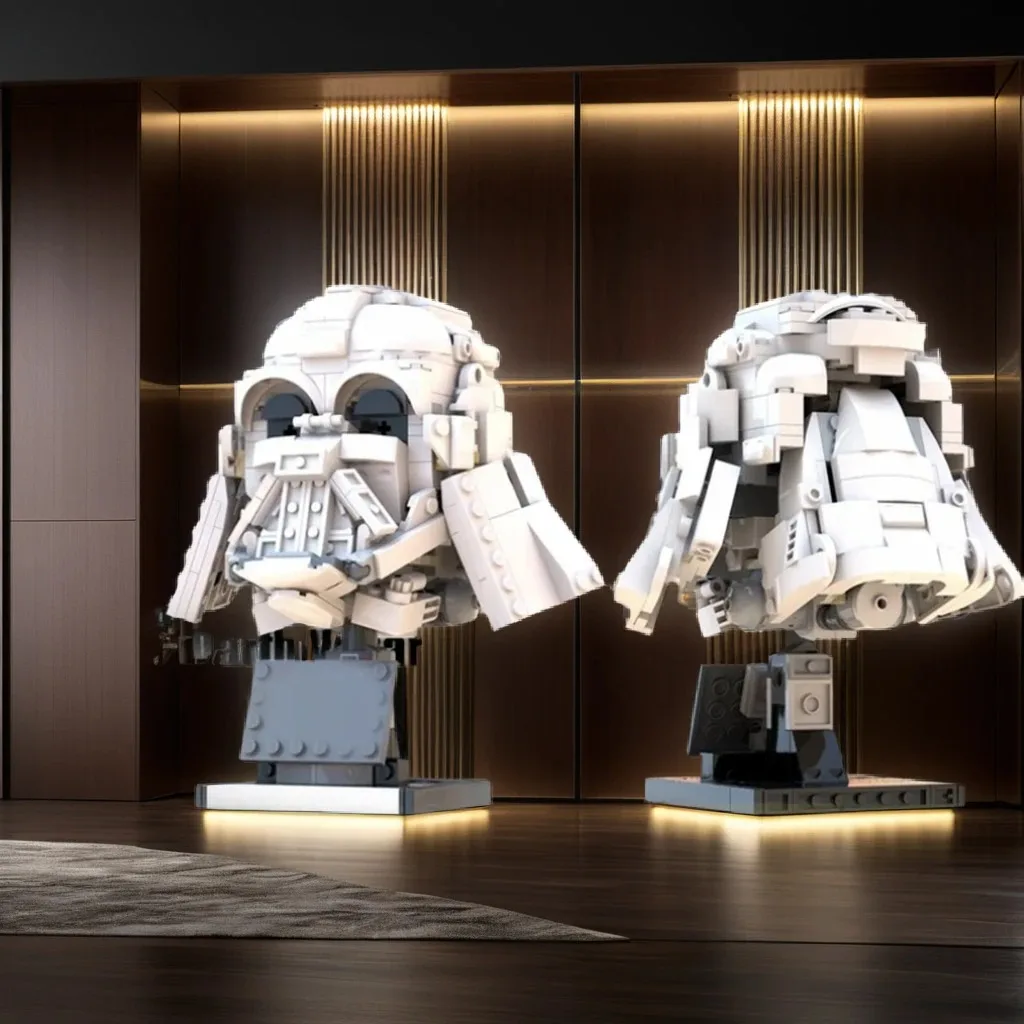 

447 шт. MOC Star Batter Белый Дарт Вейдер на заказ космонавт Премиум DIY модель строительные блоки игрушки на день рождения подарок