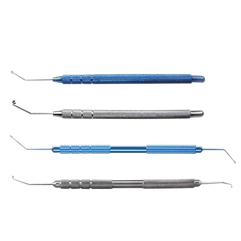 Manual Ophthalmic Microsurgical Anterior  Polisher Doubleheaded Surgical Assist Hook Intraocular Lens