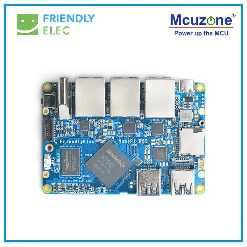 MiiBestODFan per R5S, ventola turbo 3507 con 2 radiatori, stessa dimensione come NanoPi R5S PCBA, RK3568 Debian Ubuntu Openwrt