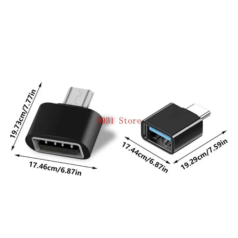 USB 2.0 TO MICRUSB TIPO C OTG ADAPTER SUPORTÕES NA FUNCIONALIDADE GO PARA COMPATIBILIDADE DISPOSITIVOS APRESENCIAIS