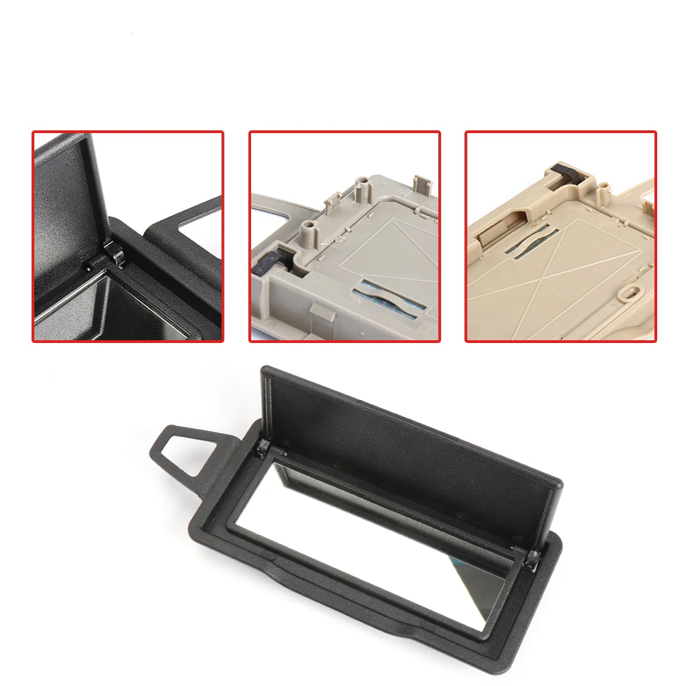 2048104510 2048104610 Sun Visor Makeup Mirror Cover Replacement Fit For Mercedes‑Benz W204 C‑Class X204 GLK‑Class C300 GLK350 view 5