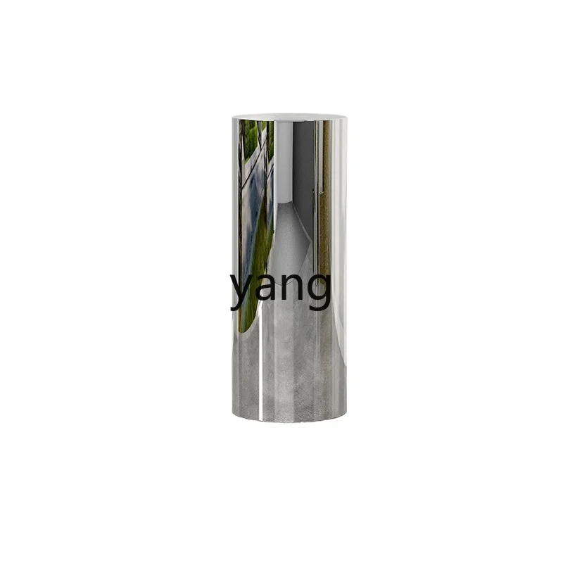 L'm cylindrical stainless steel base, high-end ornament, light luxury, large floor