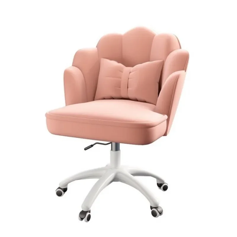 AOLIVIYA Computer Chair Back Girls Bedroom E-sports Chair Sedentary Comfortable Dormitory Rotating Lifting Learning Chair