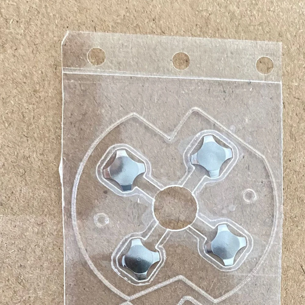 Запасные части для контроллера Xbox One D Pad, кнопка, металлический купол, проводящая пленка, замена наклейки