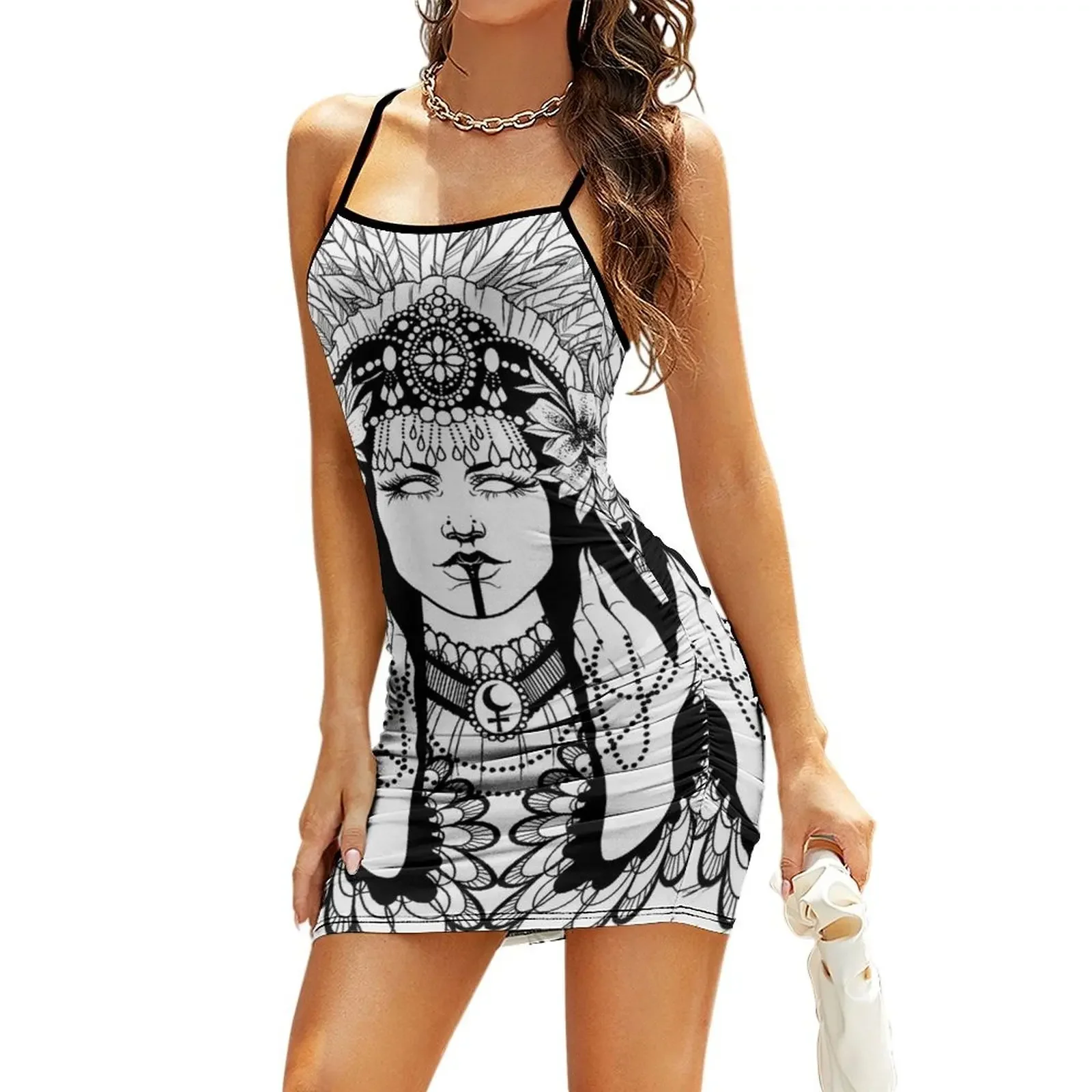 

Left Hand Path Lilith Sling Dress women's summer dress 2026 Womens dresses summer women's suit Women's dresses Dress