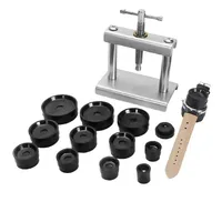 Professional Watch Press Set Watch Back for CASE Closing Tool & Fitting Dies Watch Repairing Tool Die Kit for Watchmaker 12 Mold