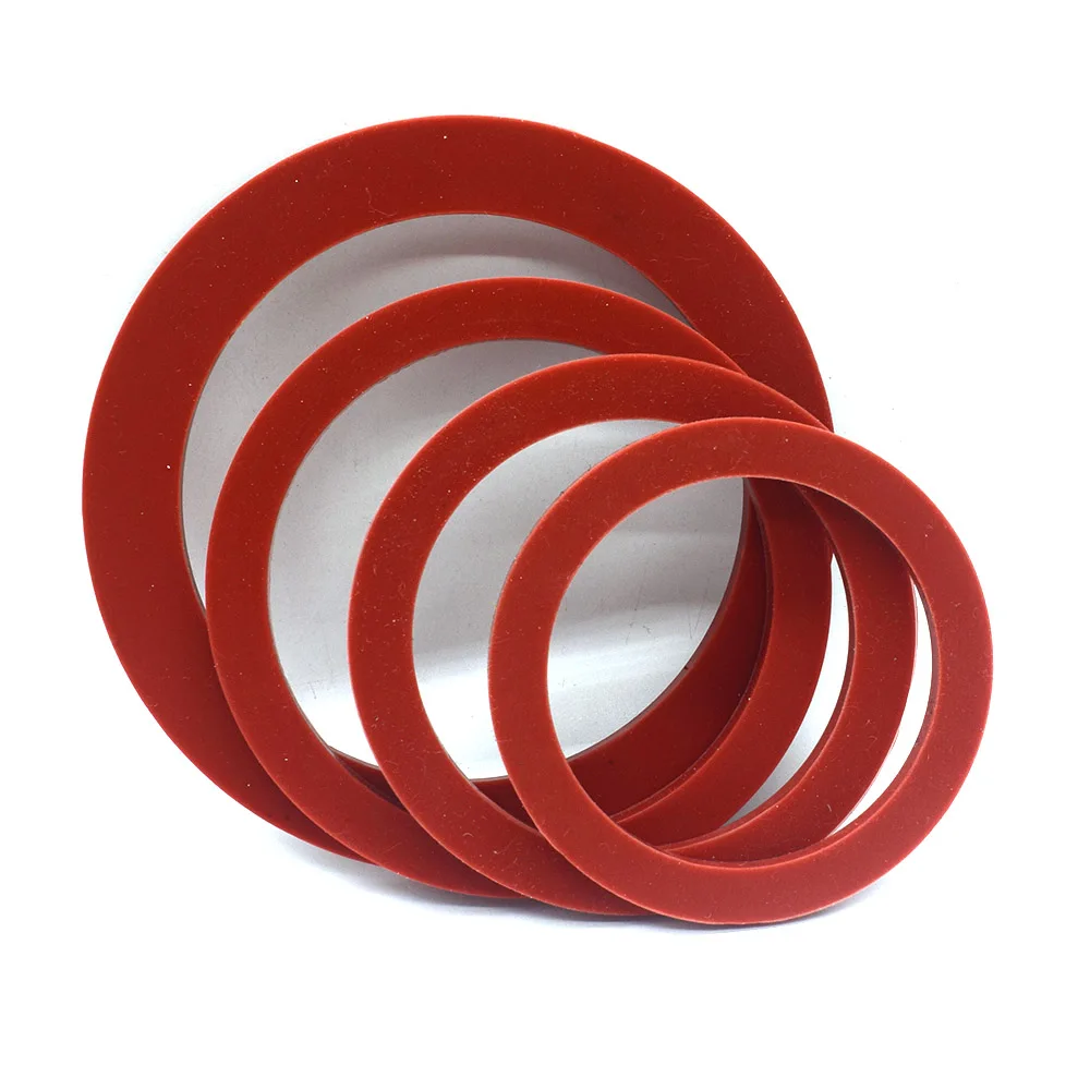 5PCS 2.5/ 3/3.5/4in High Temperature Casting Gasket Silicone Gaskets for Casting Machine Jewelry DIY Accessory