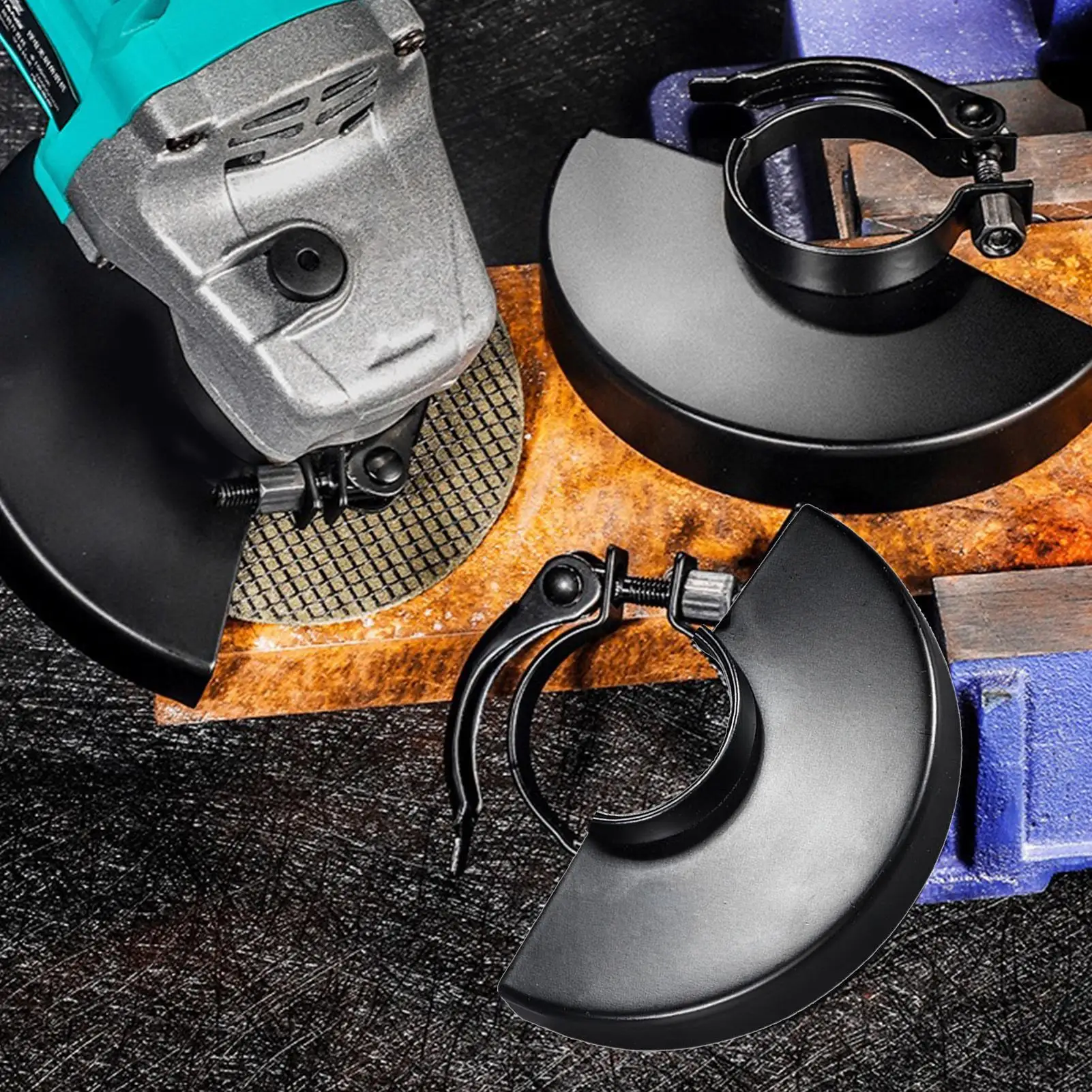 زاوية طاحونة الحرس طحن غطاء عجلة زاوية طاحونة القرص الغبار الحرس لاستبدال حجر الاسمنت الخرساني المعدني