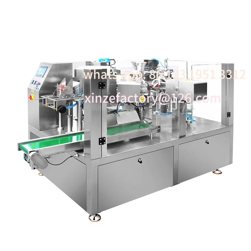 

Self-supporting zipper bag feeding bag packaging machine, powder particle feeding bag machine, automatic liquid sauce filling ma