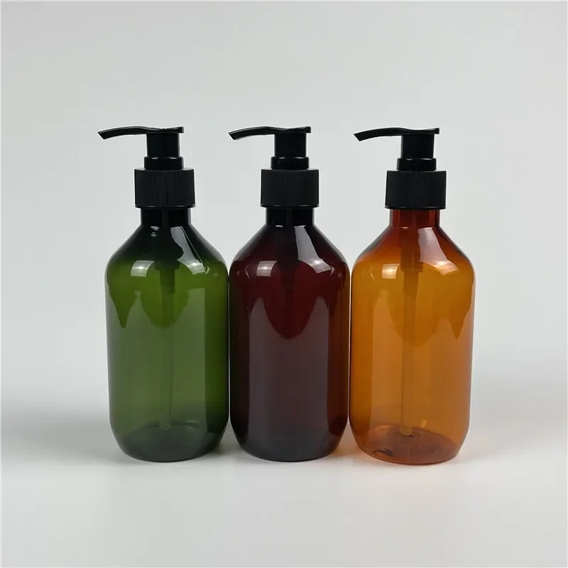 

Multicolor 300ML X 20 Empty Lotion Pump Plastic Bottles Personal Care Cosmetic Bottle With Dispenser Body Wash Shampoo Container
