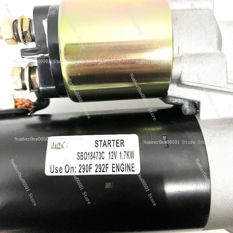 SBO18473C 12V 1,7KW Anlasser für 290F 292F Zweizylindermotor Hochwertiger OEM-Starter