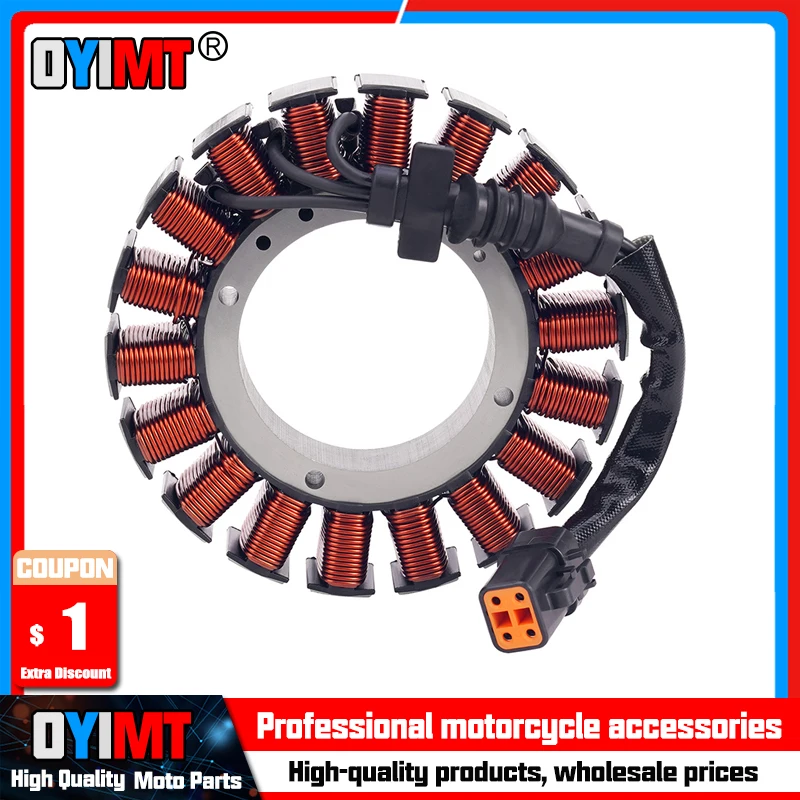 Motorcycle Generator Stator Coil Comp For Harley Dyna Low Rider FXDL Street Bob FXDB Super Glide Custom FXDC Screamin Eagle SE