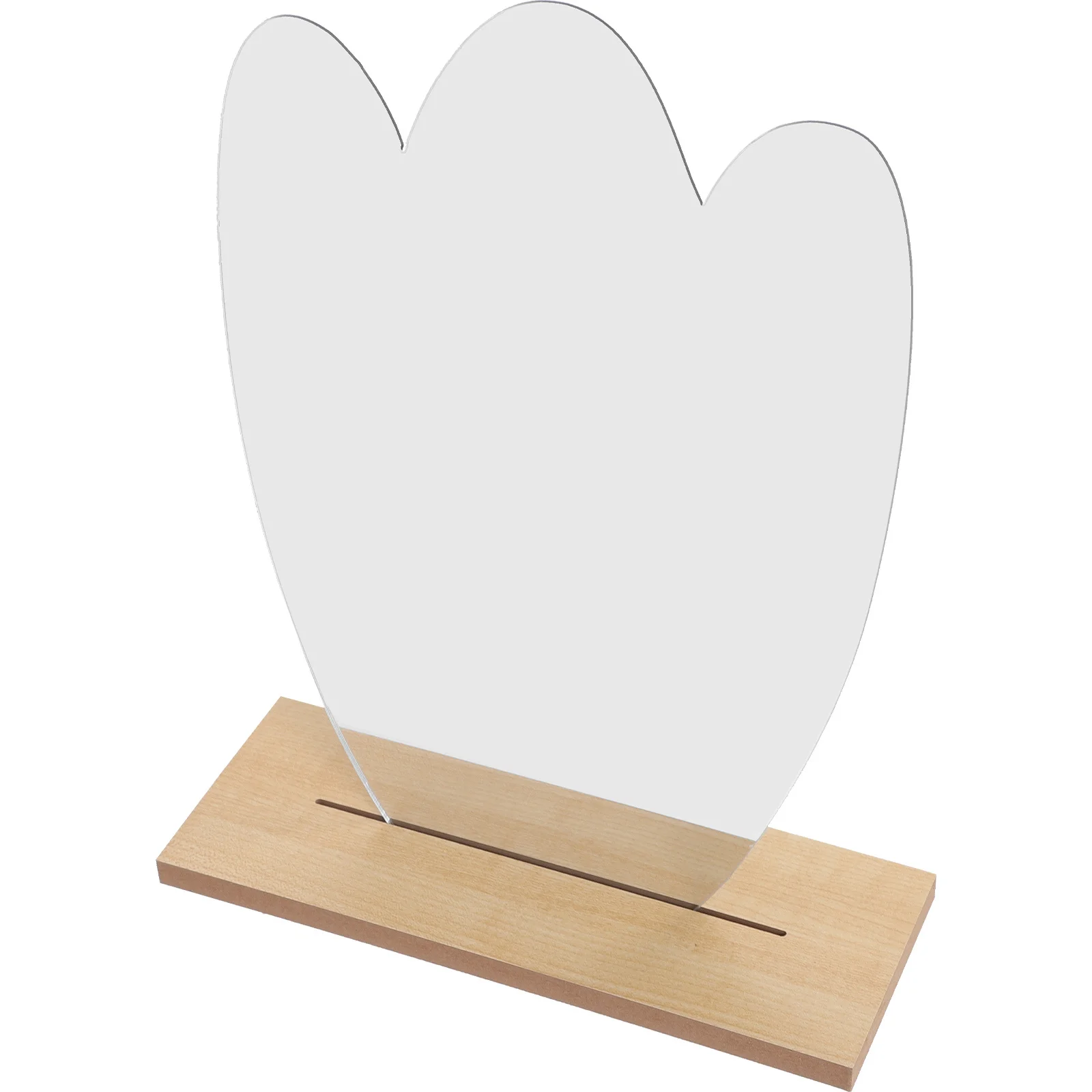 Miroir de maquillage irrégulier, décoration de bureau, outils en bois, grands miroirs esthétiques mignons, Table de chambre à coucher, bureau