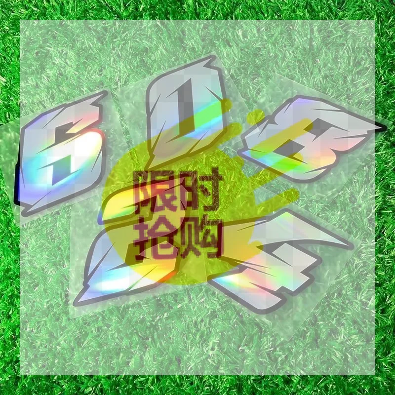 【CMO】0123456789 Color Laser Number Car Motorcycle Stickers Fuel Tank Fairing DIY Moto Helmet Body Vinyl Decals Accessories
