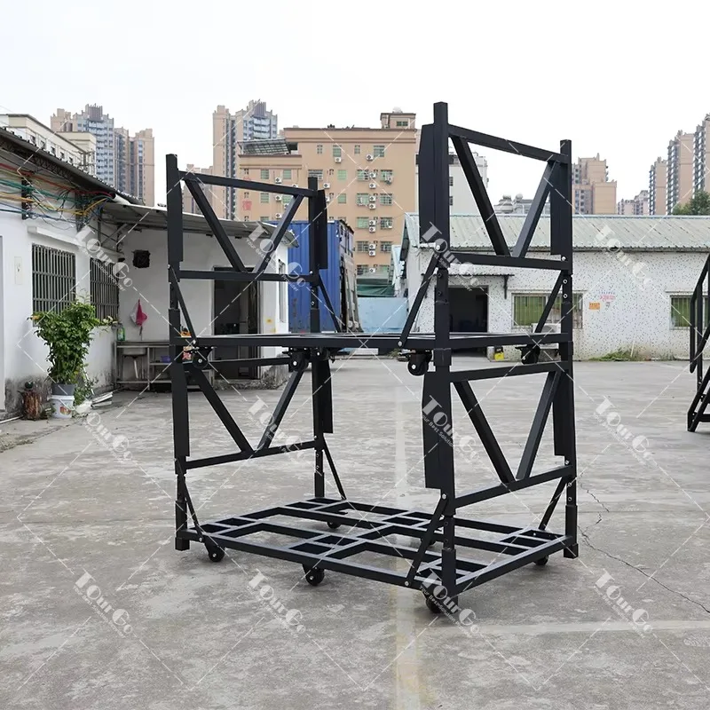 Portable Stage & Riser Storage Carts Stackable Transportation Utility Carts for 10 In1 Stage Platform with Wheels
