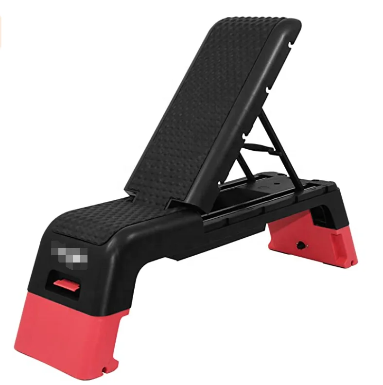 Multi-function Exercise Deck Fitness 3 Incline Adjustable Aerobic Stepper Step Deck