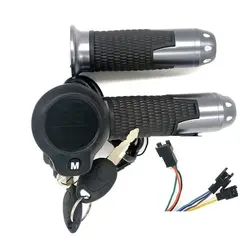 Diy Part Electric Bicycle Speed Mileage Display 36-72v With Lock Scooter Handle+key Tricycle Twist Throttle Accessory