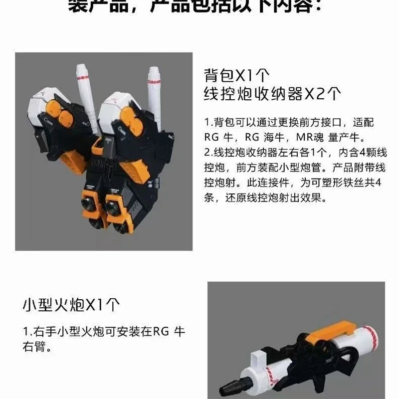 THE WIND Model RG/MR 1/144 V/Hi- Line Control Accessory Package Mass Production Type Assembled Model Kit Gift Toy Collectibles