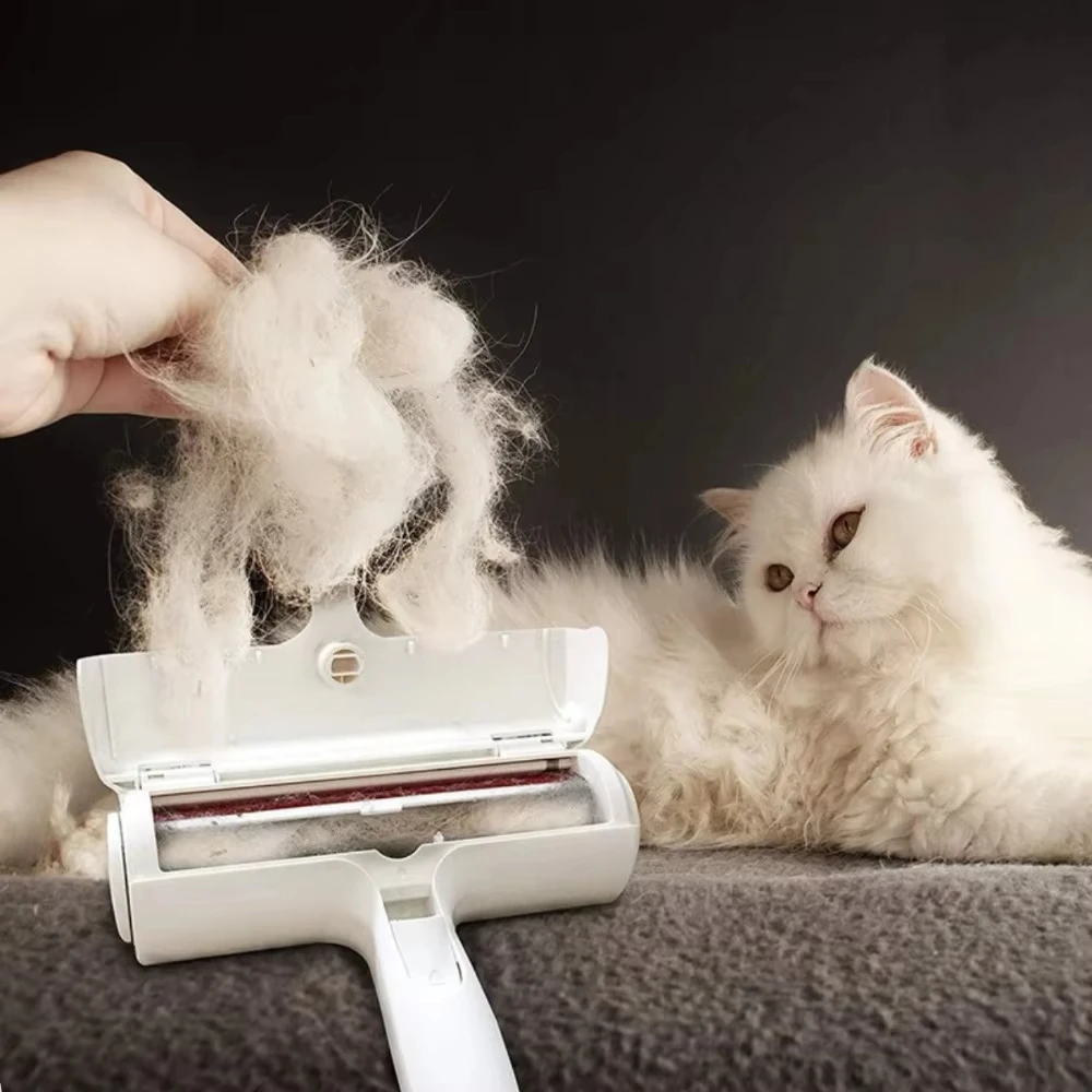 Pet Hair Remover, Floating Hair Removed With One Scratch, Rolling Back And Forth, Two-Way Hair Removal, Washable And Reusable