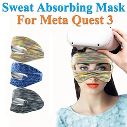 For Meta Oculus Quest 2 Accessories VR Eye Mask Cover Breathable Sweat Band Virtual Reality Headset For Quest 3 Pico 4 PSVR2 HTC