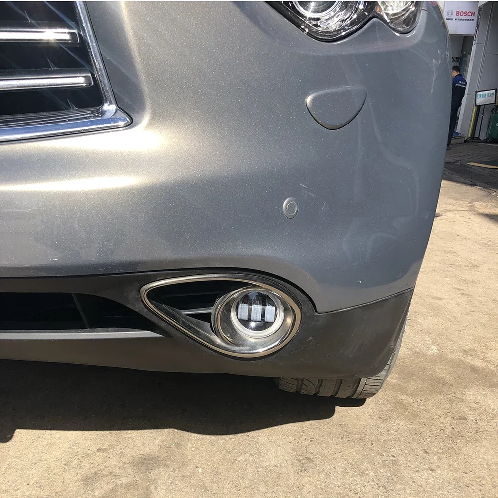 Led Fog Lights Lens White Yellow for GWM Haval H2 Facelift 2015 2016 2017 2018 2019 2020 2021 Optional Angel Eyes Ring DRL Halo detail image 18