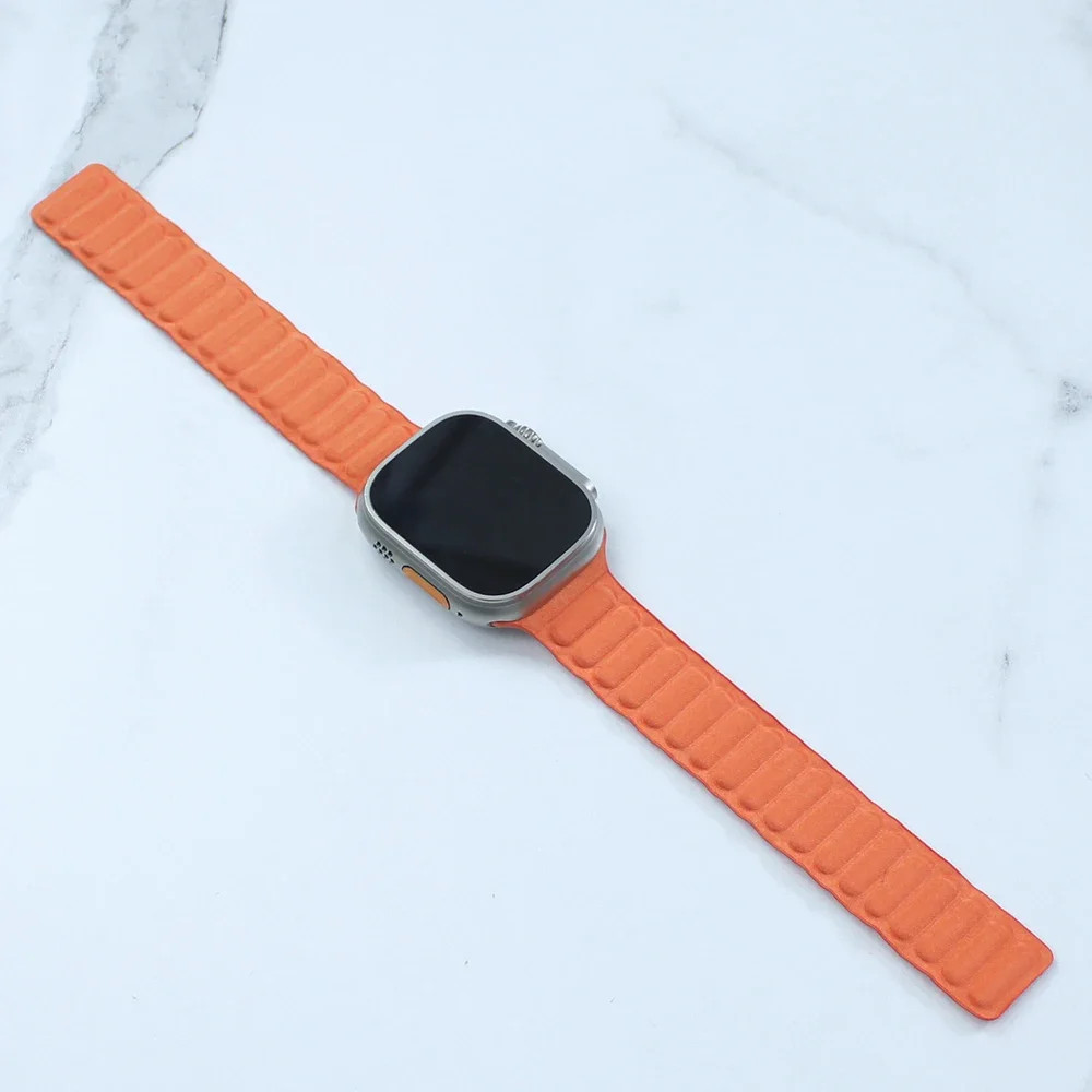 FineWoven Magnetic Loop Strap For Apple Watch Band 44mm 45mm 49mm 41mm 42mm 40 46mm Bracelet iWatch Series 10 9 8 SE 7 6 Ultra 2