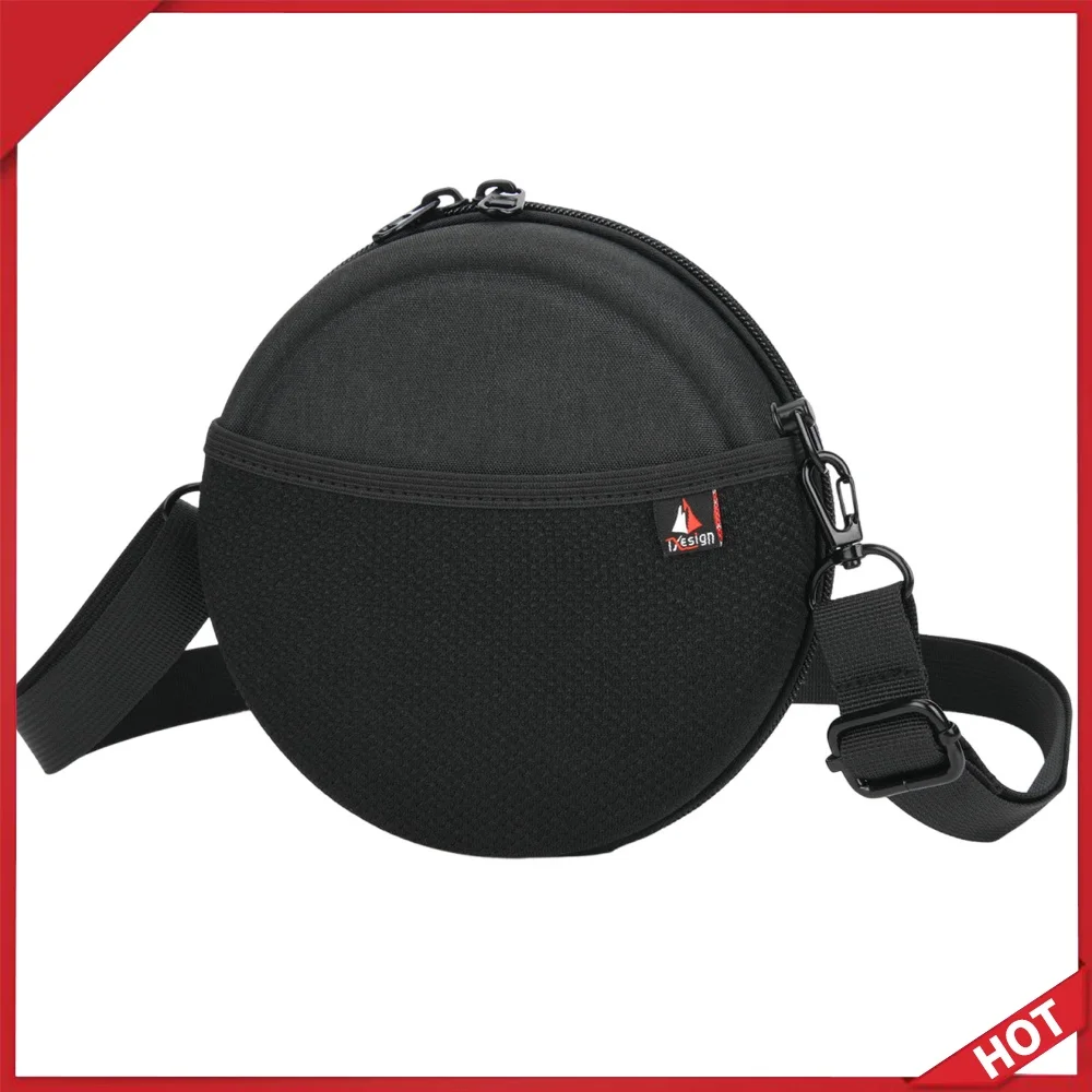 Portable CD Player Bag for 6 Inch CD Player Cable Accessories Travel Carrying Storage Holder with Net Drop-Proof