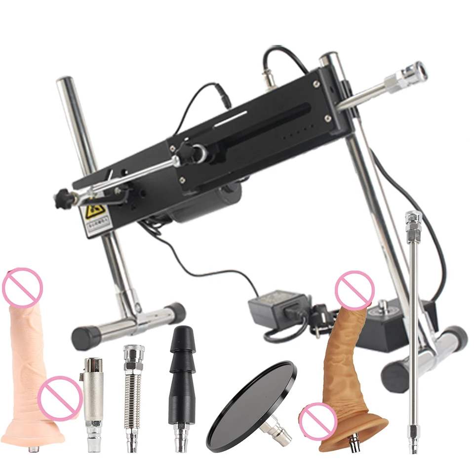 Fredorch Adult Sex Machine with Vac-U-Lock Dildo Sex Toys Female Male Masturbator Telescopic 120W Powerful Sex Machine