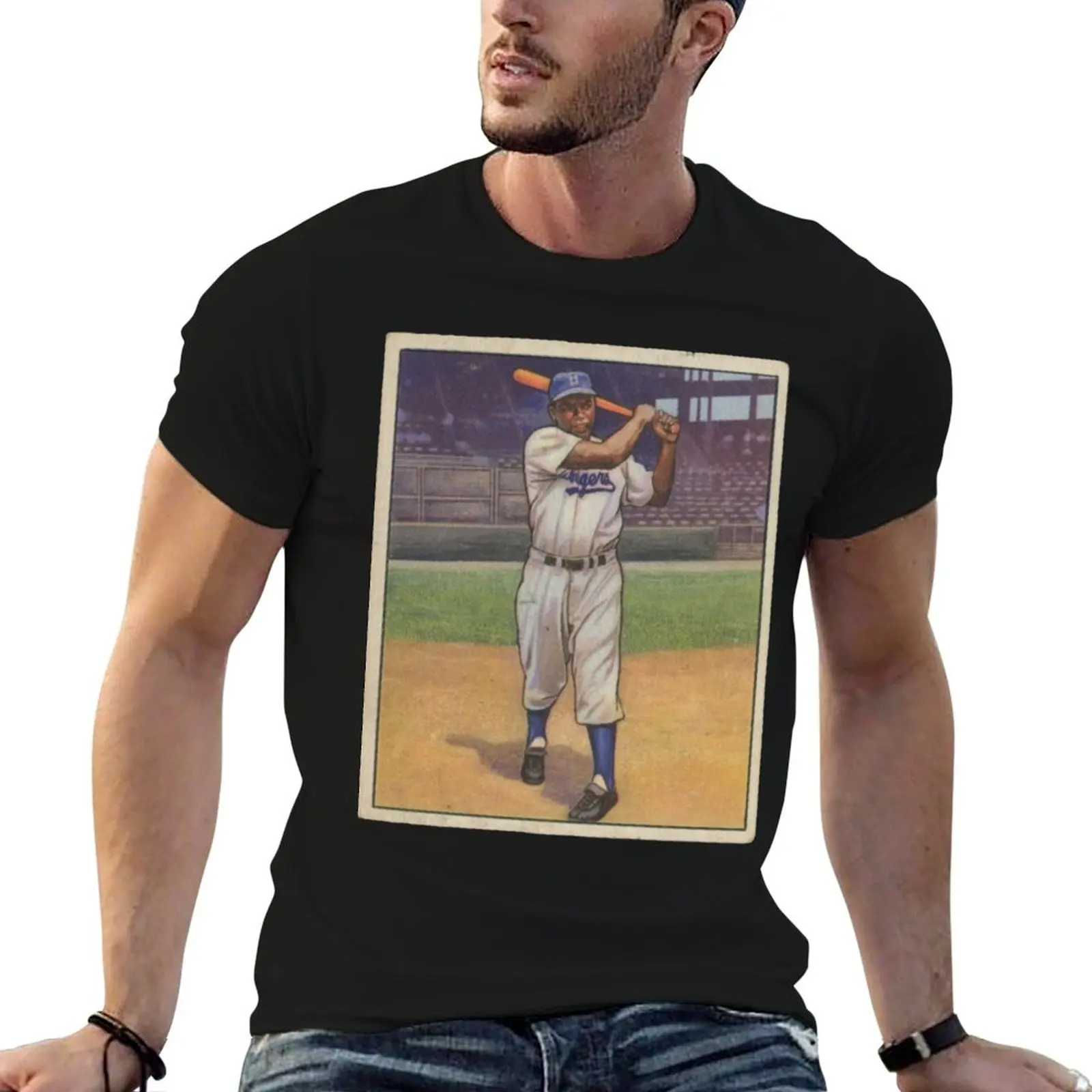My Favorite People Jackie Robinson Baseball Gifts For Birthday T-Shirt Labor Work Casual T-Shirt
