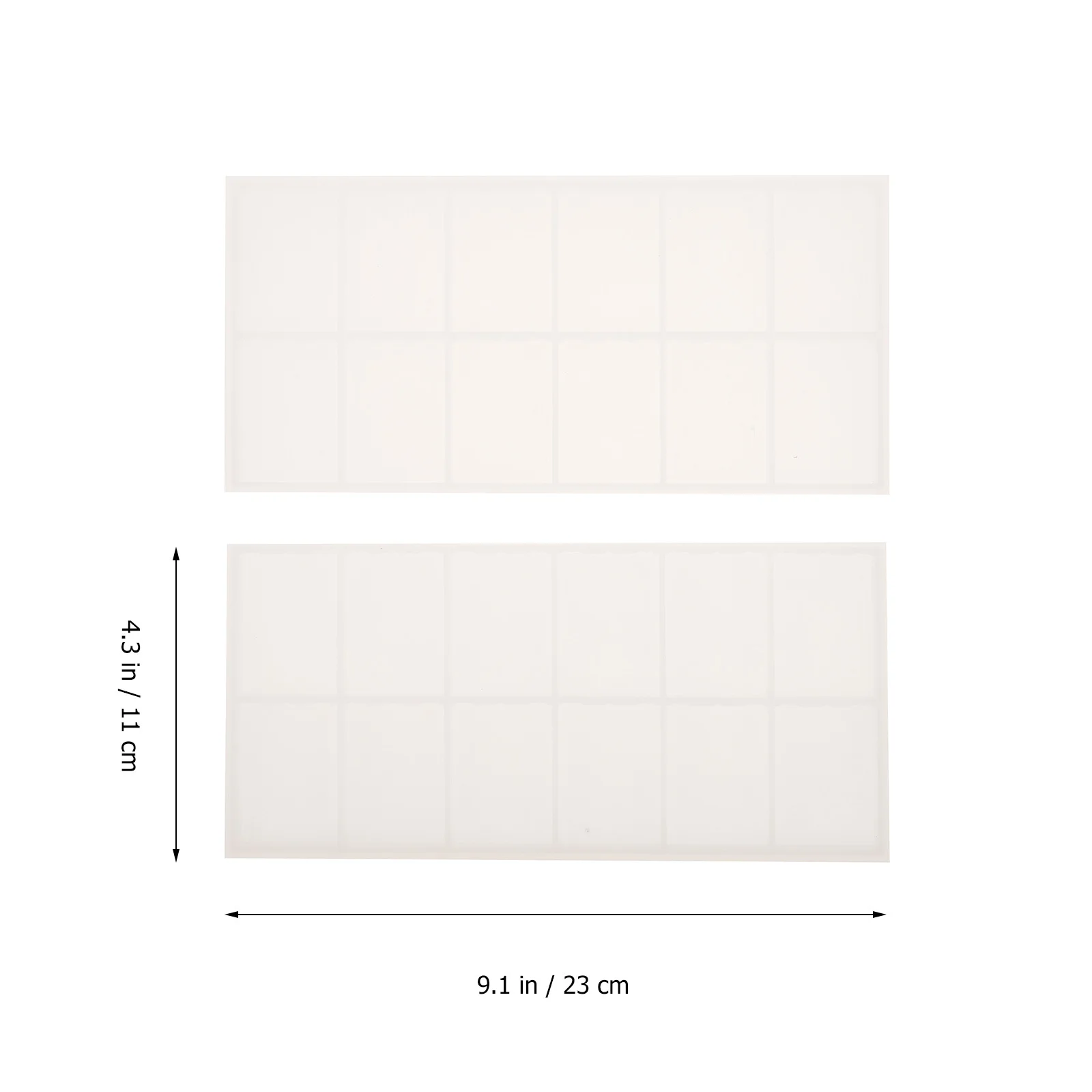 

1Set Tarot Cards Mold Reusable Flexible Silicone DIY Mould for Crafts Home Decor Art Making Mold Lightweight Wear Resistant