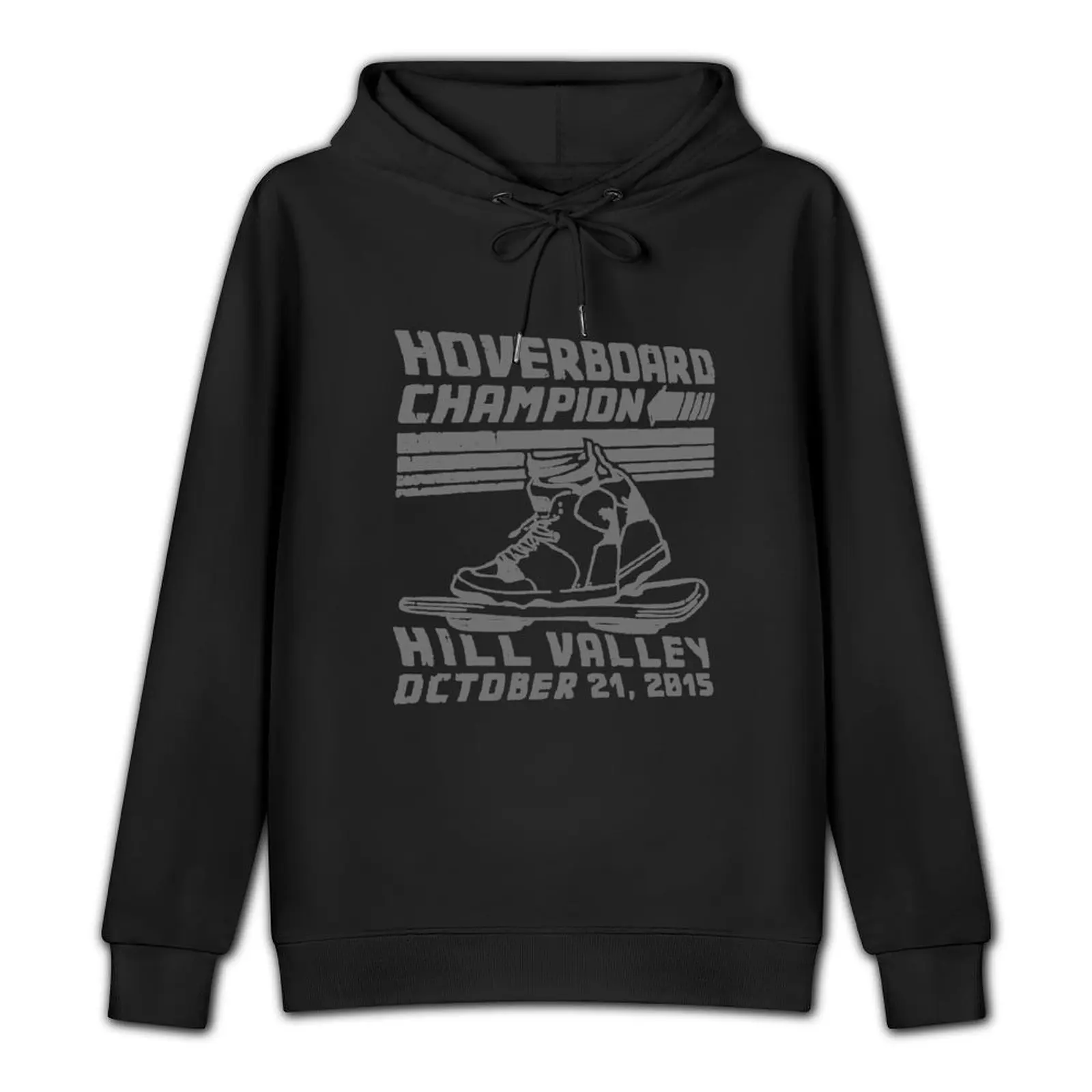 Hoverboard Champion - back to the future, marty mcfly, hill valley hover board, 80s film Pullover Hoodie male clothes men hoodie