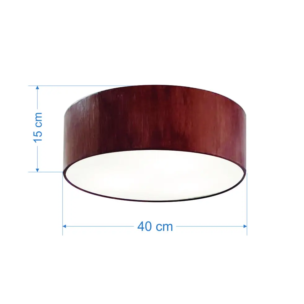 SQ-3066 Color Ipê Plafon For Bedroom in Cylindrical Wood