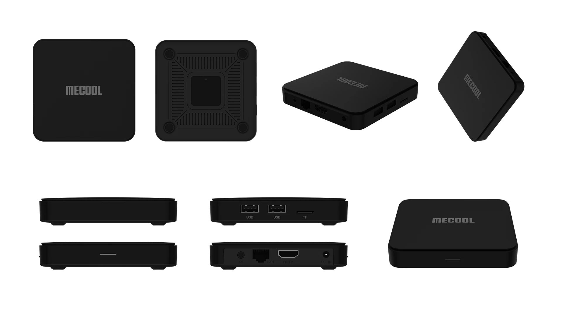 MECOOL KM7 SE صندوق تلفزيون أندرويد 2GB32GB BT5.1 Chromecast Amlogic AV1 Google TV التحكم الصوتي المعتمد الساخن في تشيلي إيسريال المكسيك
