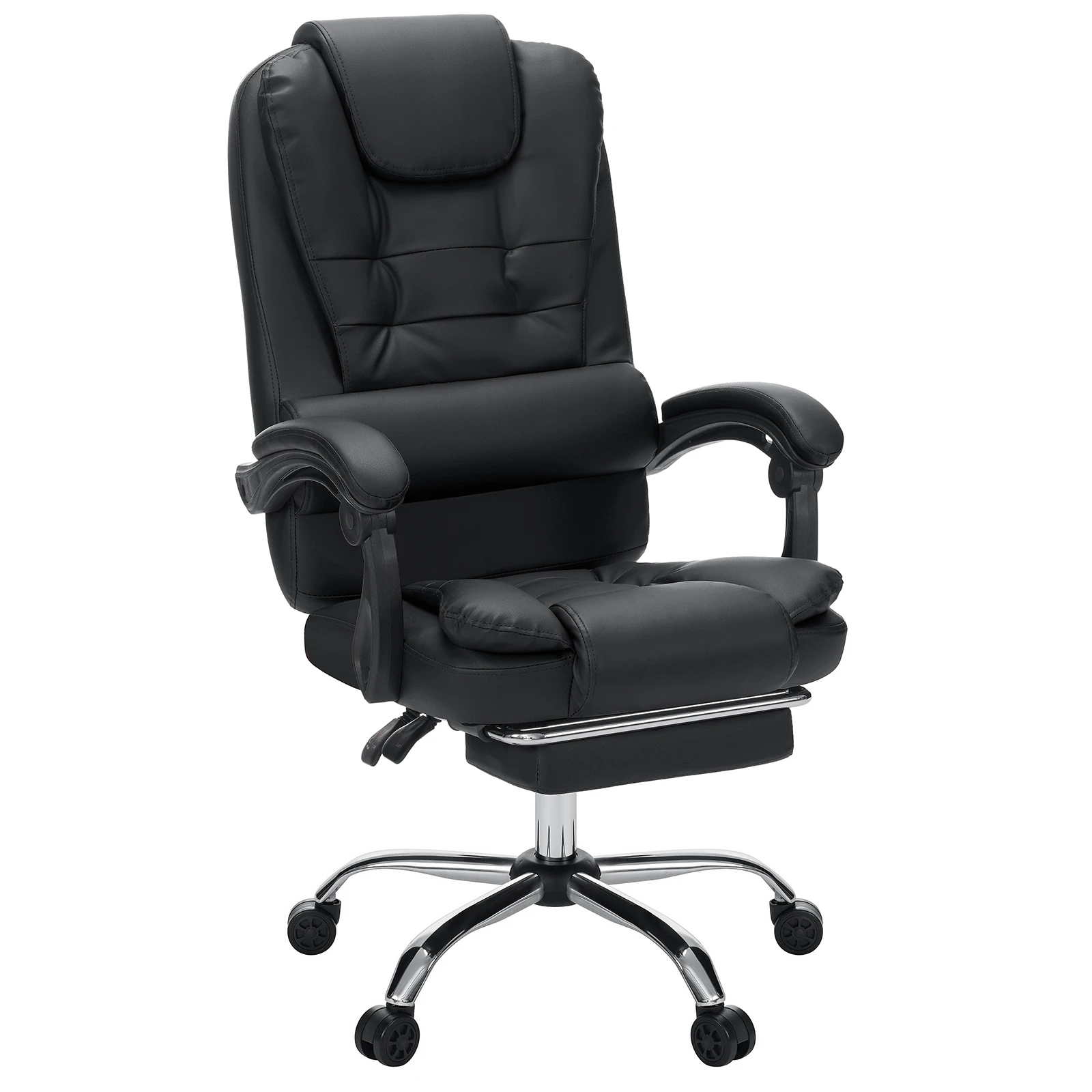 Silla de oficina elegante de tamaño Normal, ergonómica con ruedas, reposapiés, cojín de resorte, reposabrazos de altura, silla ajustable para juegos de ordenador