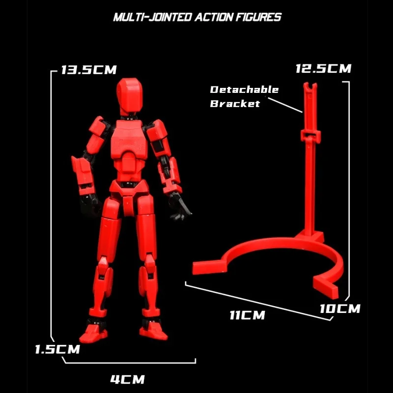 Multi-Jointed Movable Robotic Dolls Shapeshift 3D Printed Puppet Mannequin Dummy Action Figures Toys