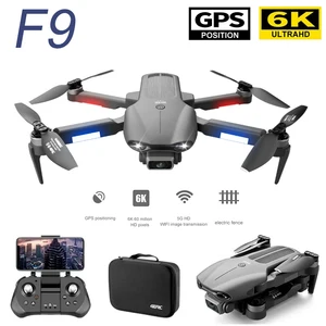 طائرة بدون طيار كوادكوبتر قابلة للطي بدون فرش ، طائرة بدون طيار احترافية GPS ، كاميرا مزدوجة بدون طيار 6K HD ، 5G WiFi ، FPV ، RC ، بعيد المدى ، 3000 متر ، 25 دقيقة ، 4DRC ، F9 أفضل 12 طائرة بدون طيار احترافية طويلة المدى للمبيعات - رقم 7